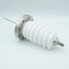 Power Feedthrough, 60,000 Volts, 6.5 Amps, 1 Pin, 0.156″ Stainless Steel Conductor, 4.5″ Conflat Flange - A3107-1-CF - MPF Products, INC.