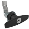 VISE ACTION® Compression Latch, Large Size, T-Handle, Zinc Alloy, Powder Coated, Black, 39 mm  Grip - E3-108-125 - Southco