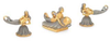 Mermaid Basin Set: N&ordm; 10012 with Levers - 10012 - P. E. Guerin