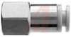 Fitting, Pneumatic; female union, 1/4 inch thread, for 1/4 inch OD tubing - 70071845 - Allied Electronics, Inc.