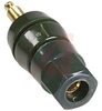 Binding Post, Single; Standard Nut; 30 A; 1000 V; Gold Plated Brass; Green; Hex - 70120695 - Allied Electronics, Inc.