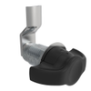 VISE ACTION® Compression Latch, Large Size, Wing, Zinc Alloy, Powder Coated, Black, 25 mm  Grip - E3-1250-055 - Southco