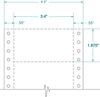 Postal Tray Tag - Pinfeed - 250457 - Western Numerical Control