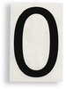 ToughStripe Die-Cut Black Letter 0 - 121847 - Brady Corporation