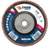 5 Tiger Angled (Radial) Ceramic Flap Disc 40C 5/8-11 Nut - 51321 - Weiler Abrasives