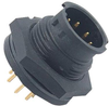 Circular Conn, Plug, 6Pos, Panel; Product Range Multicomp Pro - 27T3130 - Newark, An Avnet Company
