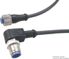 Sensor Cable, Amp, M12 Sensor Right Angle 5 Position Plug Rohs Compliant Te Connectivity - 49Y4539 - Newark, An Avnet Company
