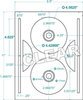 Glossy Clear Inkjet CD Labels with Hub Cap® - 375052 - Western Numerical Control