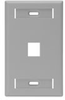 QuickPort Wallplates - 42080-1GS - Leviton Manufacturing