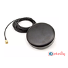 GSM 6dBi Magnetic Mount Puck Antenna With RG174 Cable (L-3Mtr) + SMA Male St. Connector (80MM) - ET-GS6M-1L3-SMS80MM - Eteily Technologies India Pvt. Ltd.
