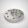 Single Mode 633nm Fiber Optic Feedthrough, FC/APC Connector, 5 Feedthrough, 4.50″ Conflat Flange - A14866-10-CF - MPF Products, INC.