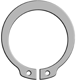 Rotor Clip&reg;, Metric Axially Assembled, DSR - External Shaft Reinforced Retaining Ring -- DSR-012 - Image