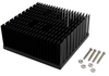 Heatsink for amplifier models FMAM4011, FMAM4015, and FMAM5009 - FMAMC5014 - Fairview Microwave Inc.