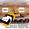 Permanently Tensioned Projection Screen - Clarion - Visual Sound, Inc.