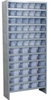 Akro-Mils 6500 lb Adjustable Gray Powder Coated Steel 22 ga Enclosed Adjustable Fixed Shelving System - 24 Bins, 36 Bins - 6500 lb Total Capacity - ASC1879AST CLEAR -- ASC1879AST CLEAR - Image