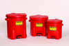 Eagle Red HDPE 10 gal Safety Can - 18 in Height - 22 in Overall Diameter - 048441-22272 - 048441-22272 - R. S. Hughes Company, Inc.