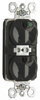Duplex/Single Receptacle -- PTTR8200-BK - Image