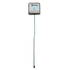 GPS/GLONASS L1+L2 Active Ceramic Patch Antenna With 1.13mm Cable (L-10CM) + UFL (25*25*4mm) -- ET-GPL12-5L10C-U25G - Image