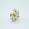 SMA Coaxial Feedthrough, 50 Ohm Matched Impedance to 18 GHz, 1 Pin, Grounded Shield, Double-Ended, 1.33″ Conflat Flange - A8882-1-CF - MPF Products, INC.