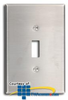 Leviton 1-Gang 1-Toggle Oversized Metal Wallplate - 84101-40 - TelephoneStuff.com