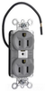 Duplex/Single Receptacle - PT5262-SCGRY - Hubbell Wiring Device-Kellems