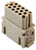 Heavy Duty Insert, Rcpt, 17Pos, 10A Rohs Compliant Ilme - 66AH5540 - Newark, An Avnet Company