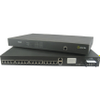 Industrial Ethernet media converter, 16 serial RJ45 interfaces, especially suited to extreme operating conditions - IOLAN SDS16C HV - Belden Inc.