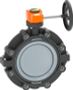Valves - Plastic-Valves - butterfly-Valves - double-eccentric -- 169578122 - Image