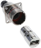 Usbftv Square Flange Sealed Receptacle, With Cordset Back Termination, Nickel Plating Amphenol Pcd - 21T4368 - Newark, An Avnet Company