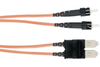 Ceramic Terminated 62.5-Micron Multimode GSA Fiber Optic Cable, ST-SC, Riser, 2-m (6.5-ft.) - EFN4010-002M - Visual Sound, Inc.
