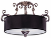 6-5685-3-187 Semi-Flush Mts.-Drum Shade - 458710 - Capital Lighting, Inc.