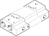 Manifold rail -- VABM-C7-12W-G18-10 - Image