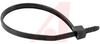 Cable Tie; Nylon 6/6; Black; 4 in.; 0.10 in.; 3/4 in.; UL Recognized - 70162687 - Allied Electronics, Inc.