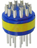 connector comp,insert only,size 20,blueinsul,17 #16 solder cup pin contact - 70141372 - Allied Electronics, Inc.