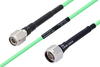Temperature Conditioned TNC Male to N Male Low Loss Cable 300 cm Length Using PE-P142LL Coax - PE3M0162-300CM - Pasternack