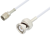 Reverse Polarity SMA Male to BNC Male Cable 12 Inch Length Using RG188 Coax, LF Solder, RoHS - PE3C3412LF-12 - Pasternack
