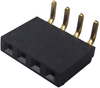 Receptacle, 2.54Mm, R/a Single, 4Way; Pitch Spacing Samtec - 15P2880 - Newark, An Avnet Company