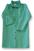 Chicago Protective Apparel Green Large FR-7A Cotton/Proban Welding & Heat-Resistant Coat - 50 in Length - 603-GR LG -- 603-GR LG - Image