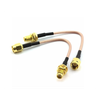 SMA Female Bulkhead St. Connector With RG316 Cable (L–10CM) + SMA Male St. Connector - ET-SFS-BH-4L10C-SMS - Eteily Technologies India Pvt. Ltd.