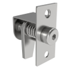 Compression Latch, Self-Adjusting, Medium Size, Tool Locking, Hex Recess, 0.8-6.4mm Panel, 9.5-19.1mm Grip, Steel, Zinc Plated, Bright Chromate - 44-1-23-0 - Southco