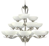 Large Chandeliers-Glass Shade - 652493 - Light Center (The)