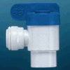 Speedfit Polypropylene Shut-Off Valve Tube to FNPTF Elbow -- 58309