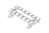 SF|ZL Strain Relief Plates- Pluggable on TS35 Rails - 32355 - icotek Corp
