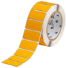 Brady B-593 Yellow Polyester Thermal Transfer Die-Cut Thermal Transfer Printer Label Roll - 2 in Width - 1 in Height - THTEP173-593-.25YL - 662820-80223 - R. S. Hughes Company, Inc.
