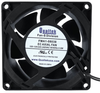 80x80x38mm, 100-240VAC, 30.61CFM, 2 Wire Leads, IP54, Ball Bearing EC Axial Fan -- FMA1-08038WBLW12 - Image