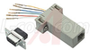 Modular Adapter, DB9 Female / RJ12 (6x6) Jack - 70126385 - Allied Electronics, Inc.