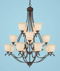 Large Chandeliers-Glass Shade - 444561 - Capital Lighting, Inc.