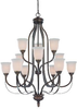 26412-LB Large Chandeliers-Glass Shade - 692108 - Capital Lighting, Inc.
