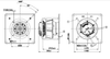 Centrifugal Fan- RadiPac Plenum Fan - VBH0310PTRLA-PV68 - ebm-papst Inc.