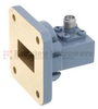 WR-75 to SMA Female Waveguide to Coax Adapter Square Cover Standard with 10 GHz to 15 GHz M Band in Copper, Paint - FMWCA1004 - Fairview Microwave Inc.